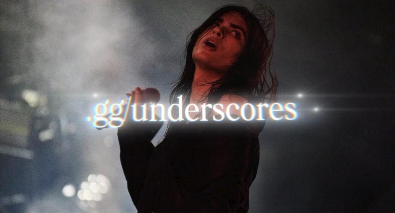 Discovery splash banner for underscores Discord server
