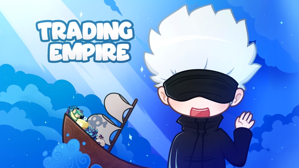 Discovery splash banner for Trading Empire | Blox Fruits Discord server