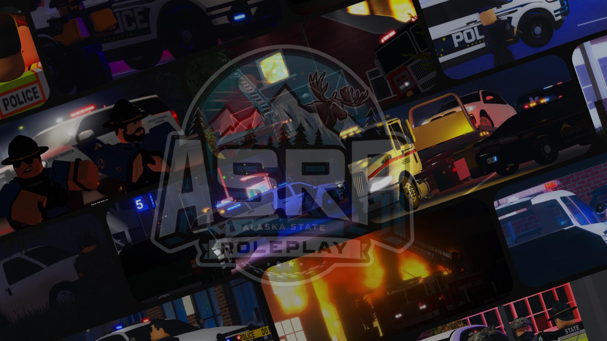 Discovery splash banner for Alaska State Roleplay Discord server
