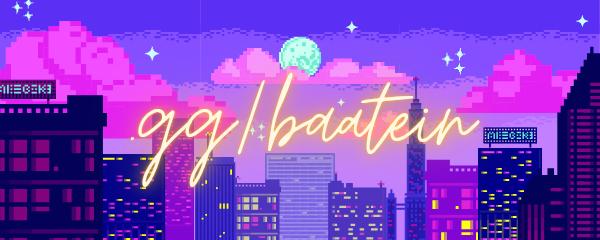 Discovery splash banner for Baatein♡ Social • Gaming • Dating • Hangout • Community Discord server