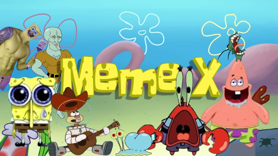 Discovery splash banner for SpongeX 🧽 | MEME X OFFENSIVE TOXIC MEMES Discord server
