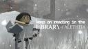 Discovery splash banner for Library of Ruins Discord server
