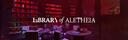 Discovery splash banner for Library of Aletheia Discord server