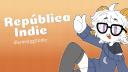 Discovery splash banner for República Indie #2.5K Discord server