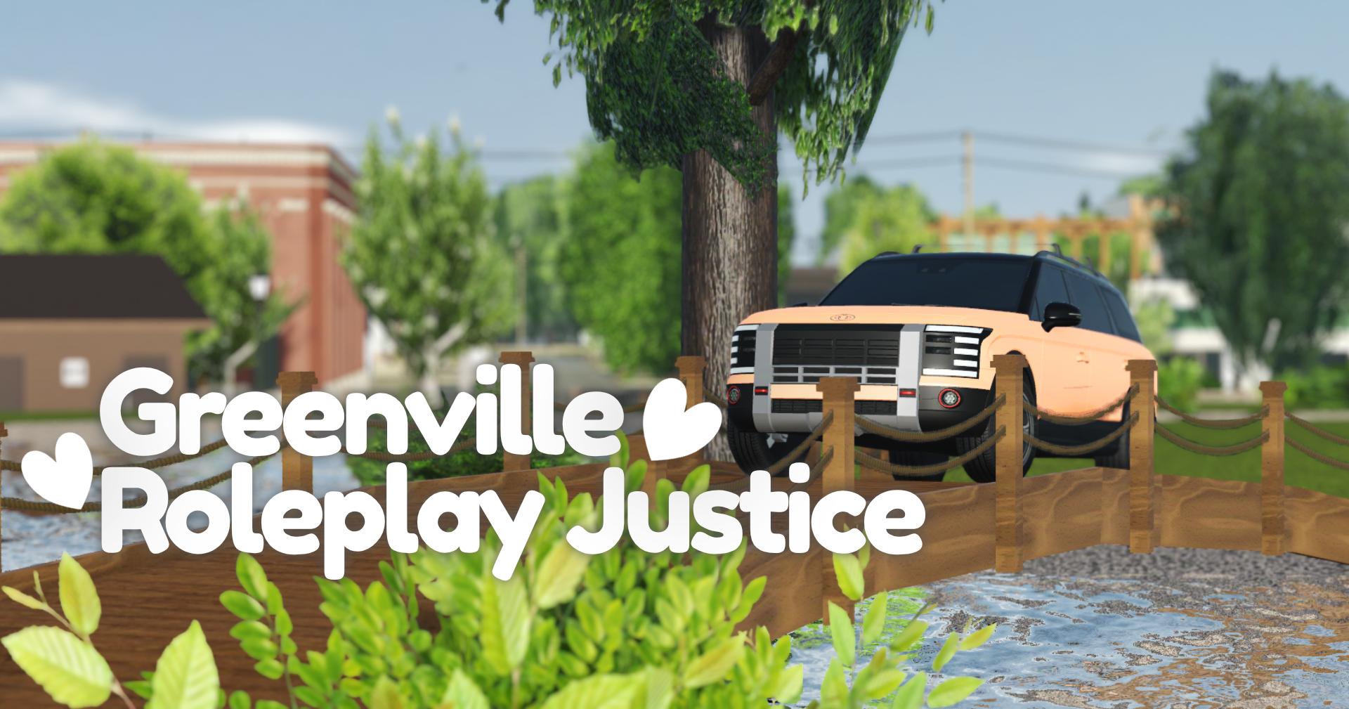 Discovery splash banner for Greenville Roleplay Justice™ Discord server