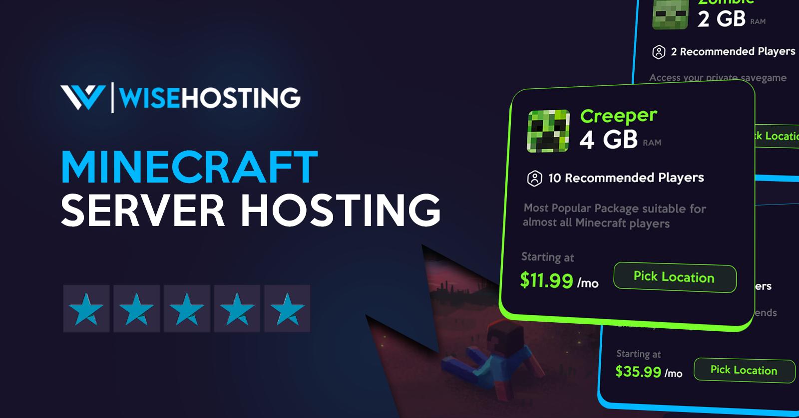 Discovery splash banner for WiseHosting Discord server