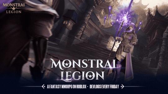 Discovery splash banner for Monstrai Legion - MMORPG Discord server