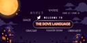Discovery splash banner for The Dove Language 🎃🦇 Discord server