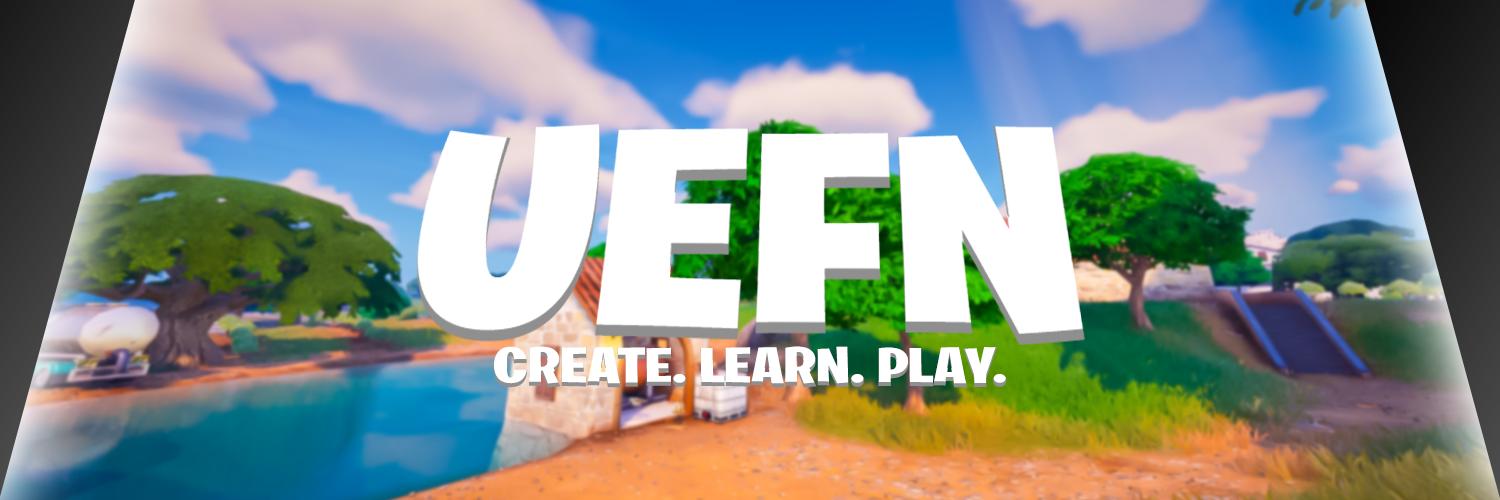 Discovery splash banner for UEFN Community Discord server