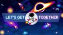 Discovery splash banner for Let's Get Together Discord server