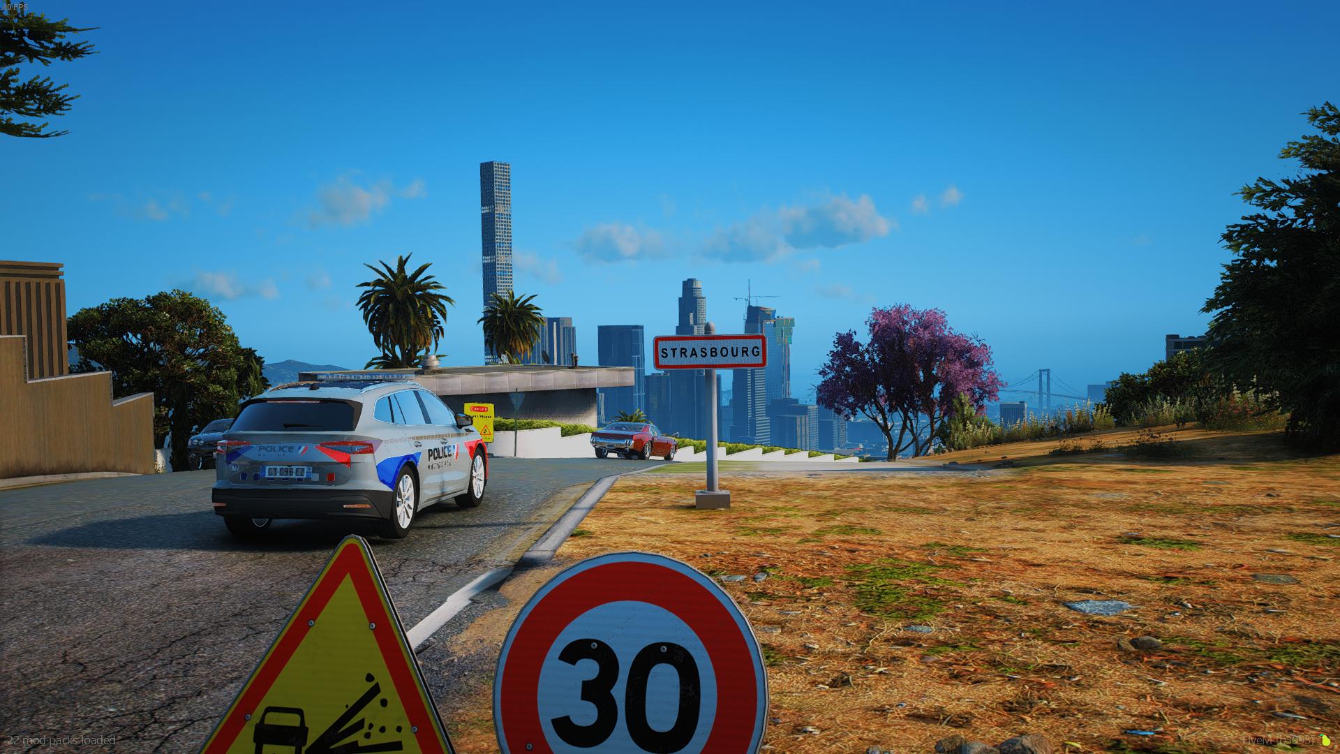 Discovery splash banner for Petite Alsace RP | FivePD Discord server