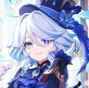 Discovery splash banner for 𝜗  　   furina  fanclub   　       🪽   　 ╱focalors Discord server