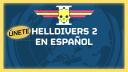 Discovery splash banner for Helldivers 2 en Español Discord server