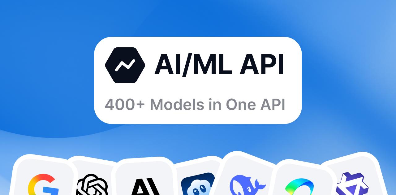 Discovery splash banner for AI/ML API Discord server