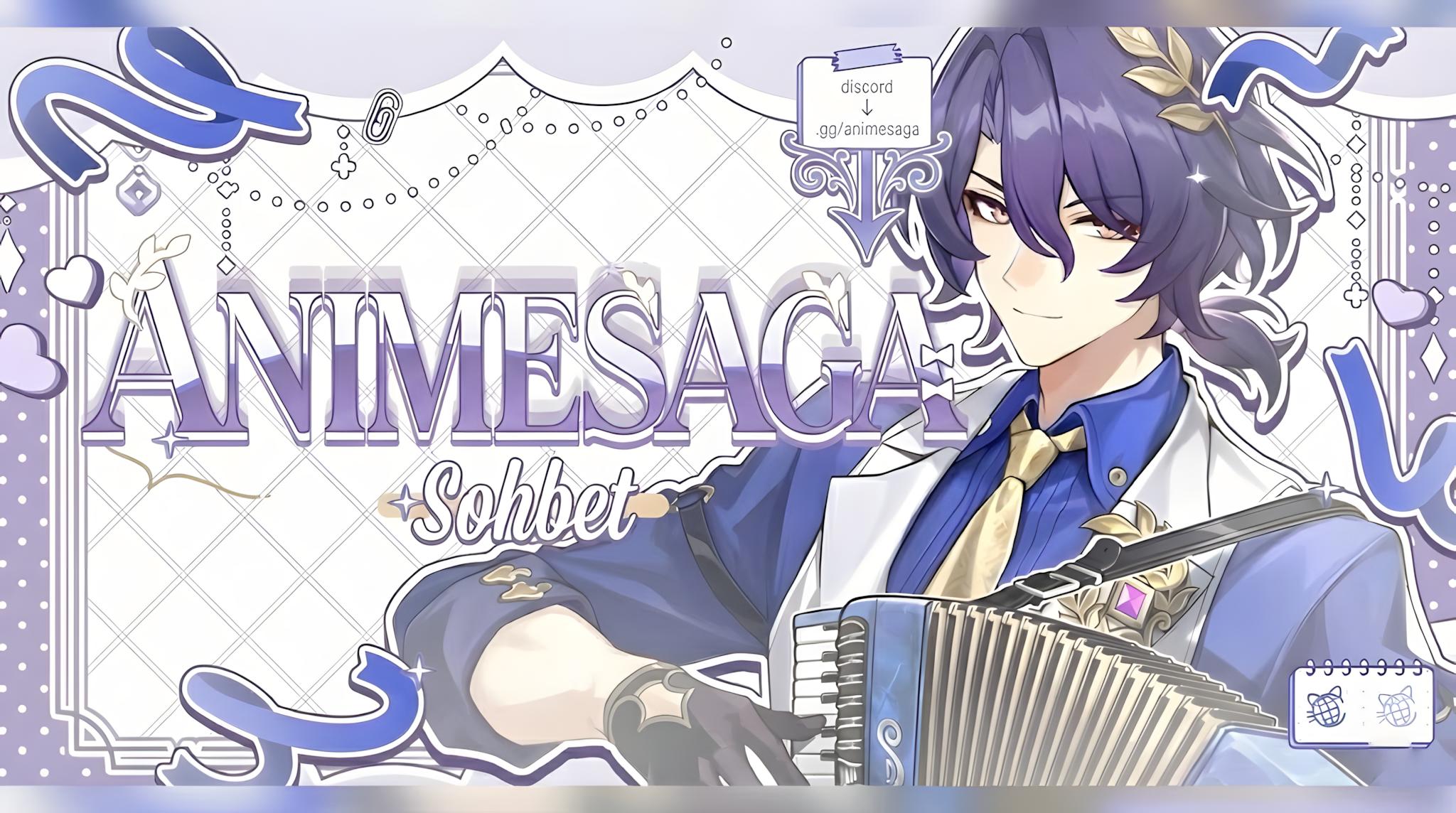 Discovery splash banner for ⛩ AnimeSaga Anime | Manga | Sohbet Discord server