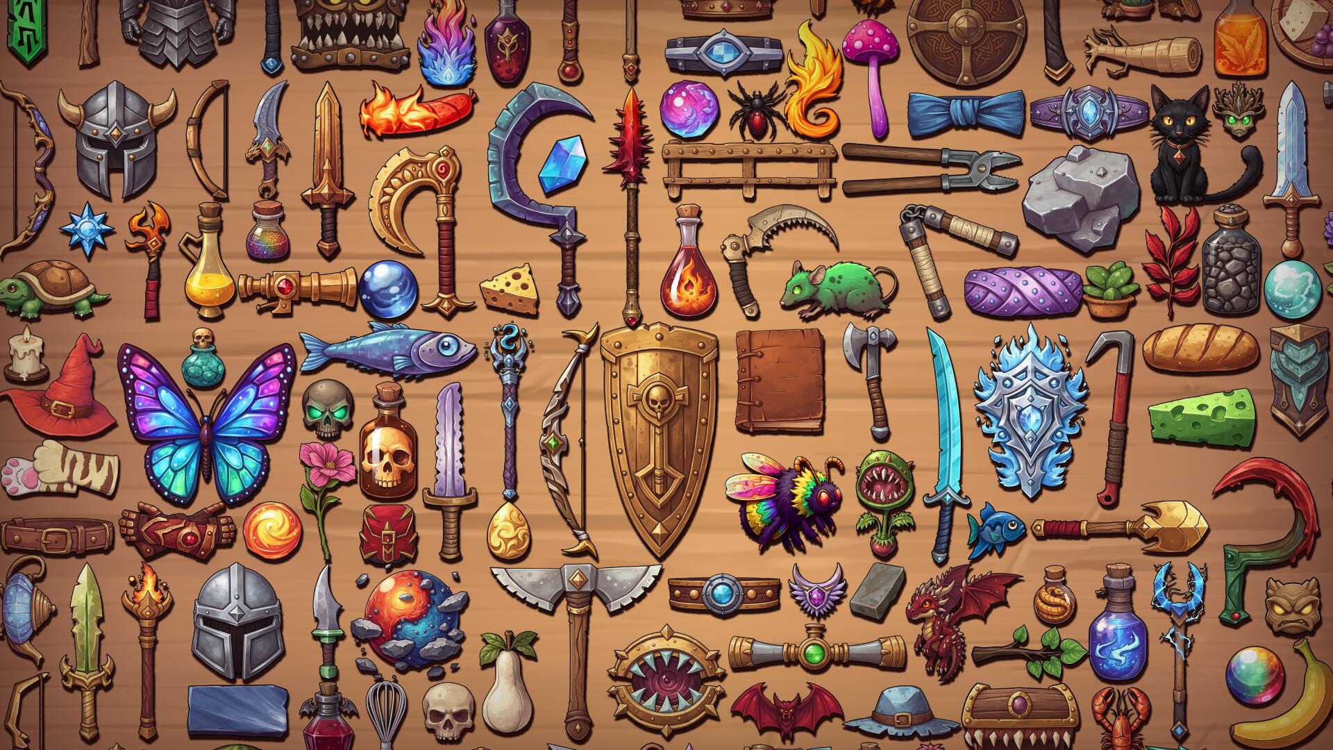 Discovery splash banner for Backpack Brawl Discord server