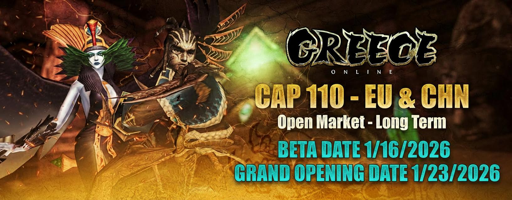 Discovery splash banner for Greece Online Discord server