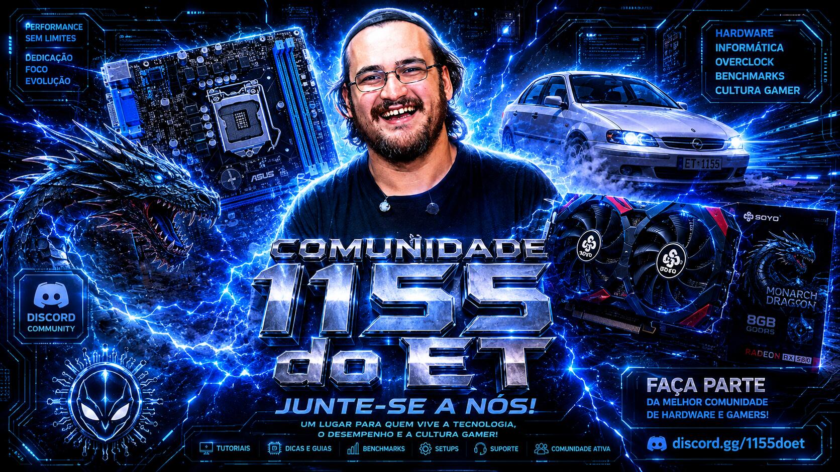 Discovery splash banner for Comunidade 1155doET Discord server