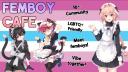 Discovery splash banner for Femboy Cafe Discord server