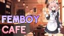 Discovery splash banner for Femboy Cafe Discord server