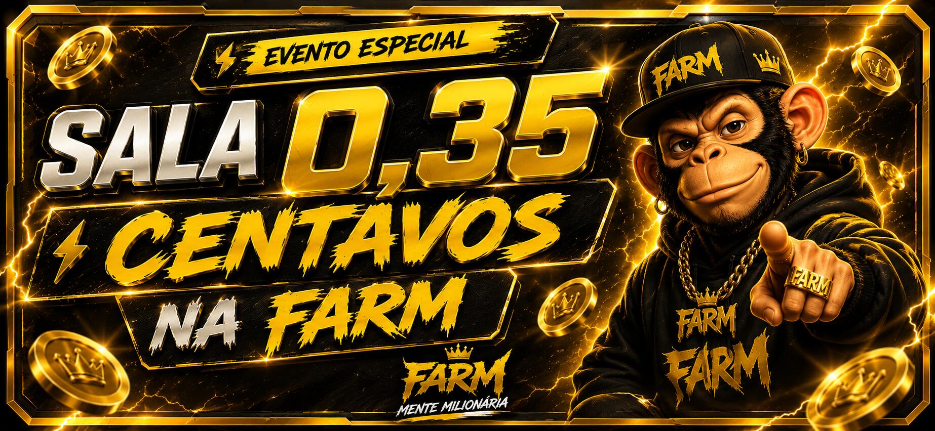 Discovery splash banner for FARM | 0,35c Discord server