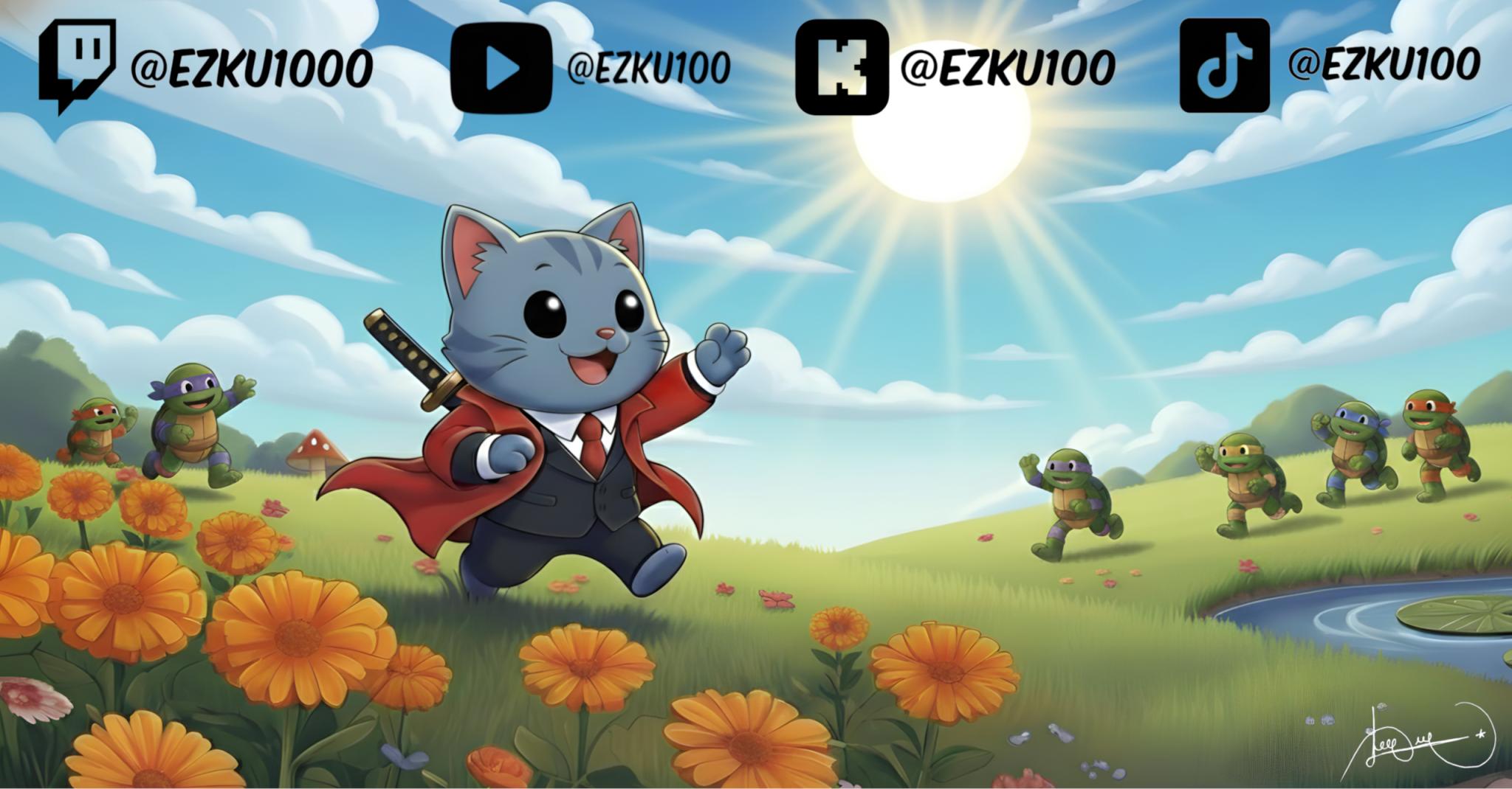 Discovery splash banner for Las tortuguitas de Ezku Discord server