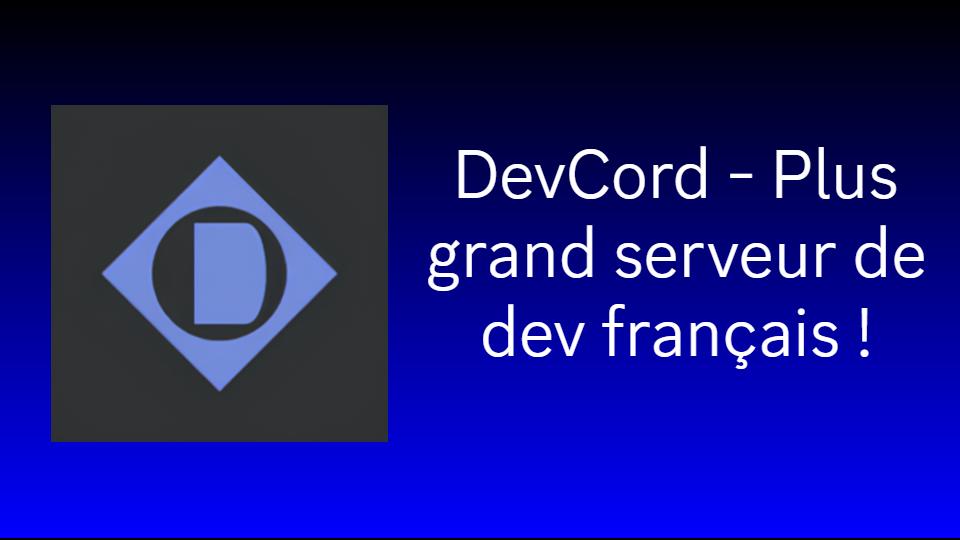 Discovery splash banner for DevCord Discord server