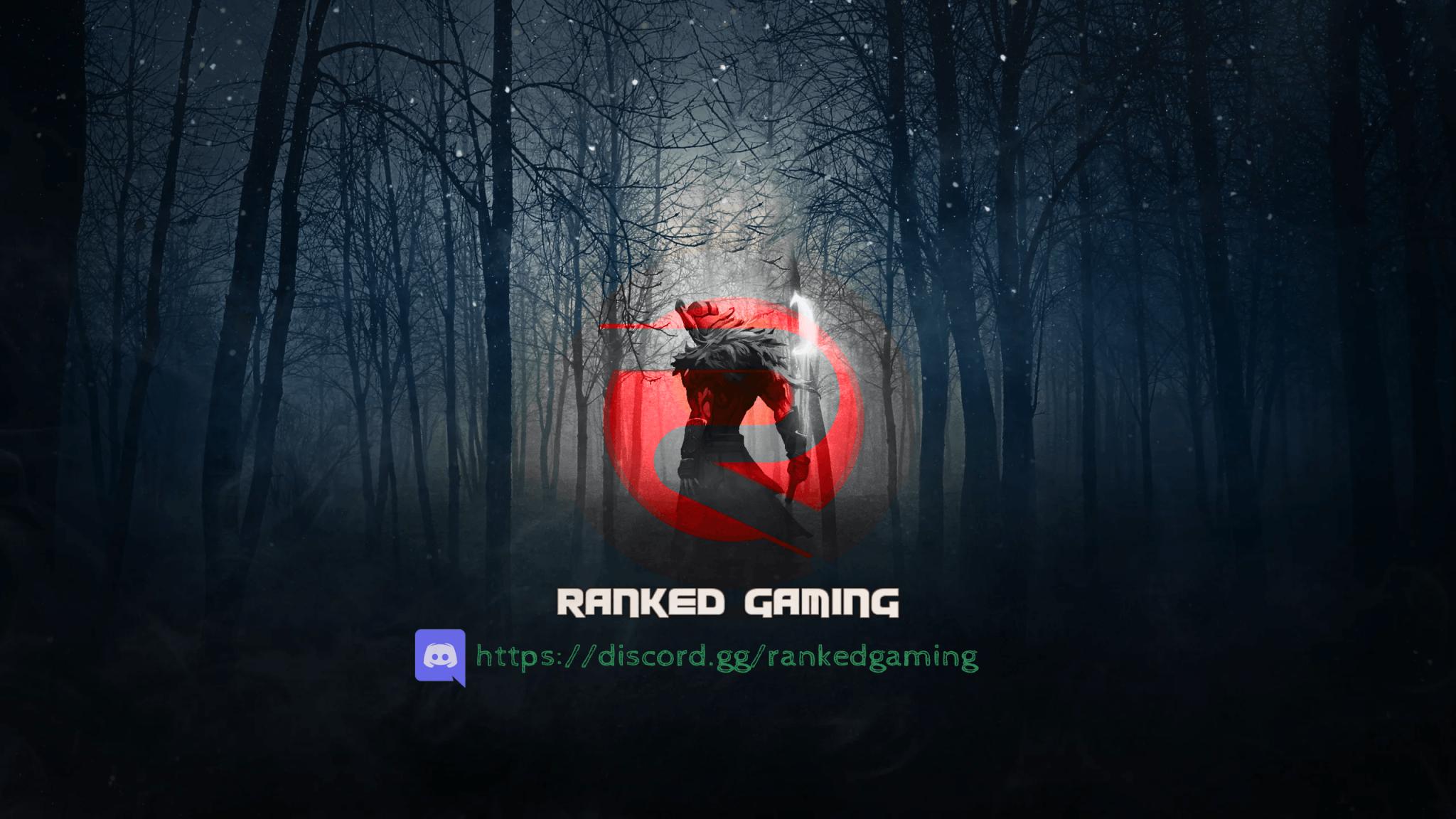 Discovery splash banner for Ranked Gaming Discord server