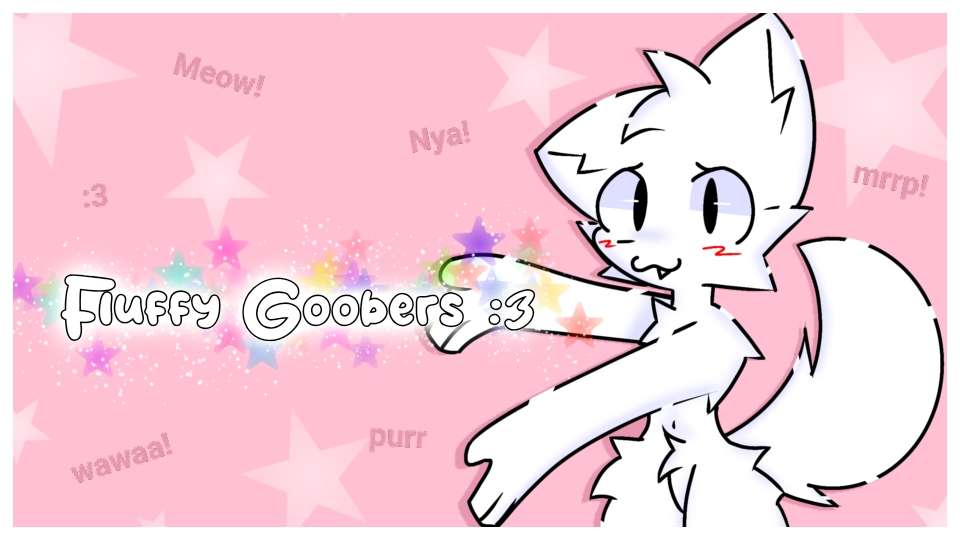 Discovery splash banner for Fluffy Goobers :3 Discord server