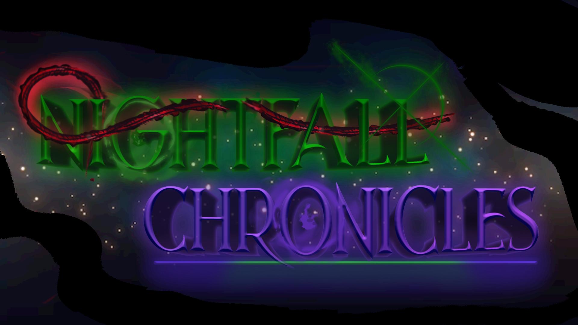 Discovery splash banner for Nightfall Chronicles Discord server