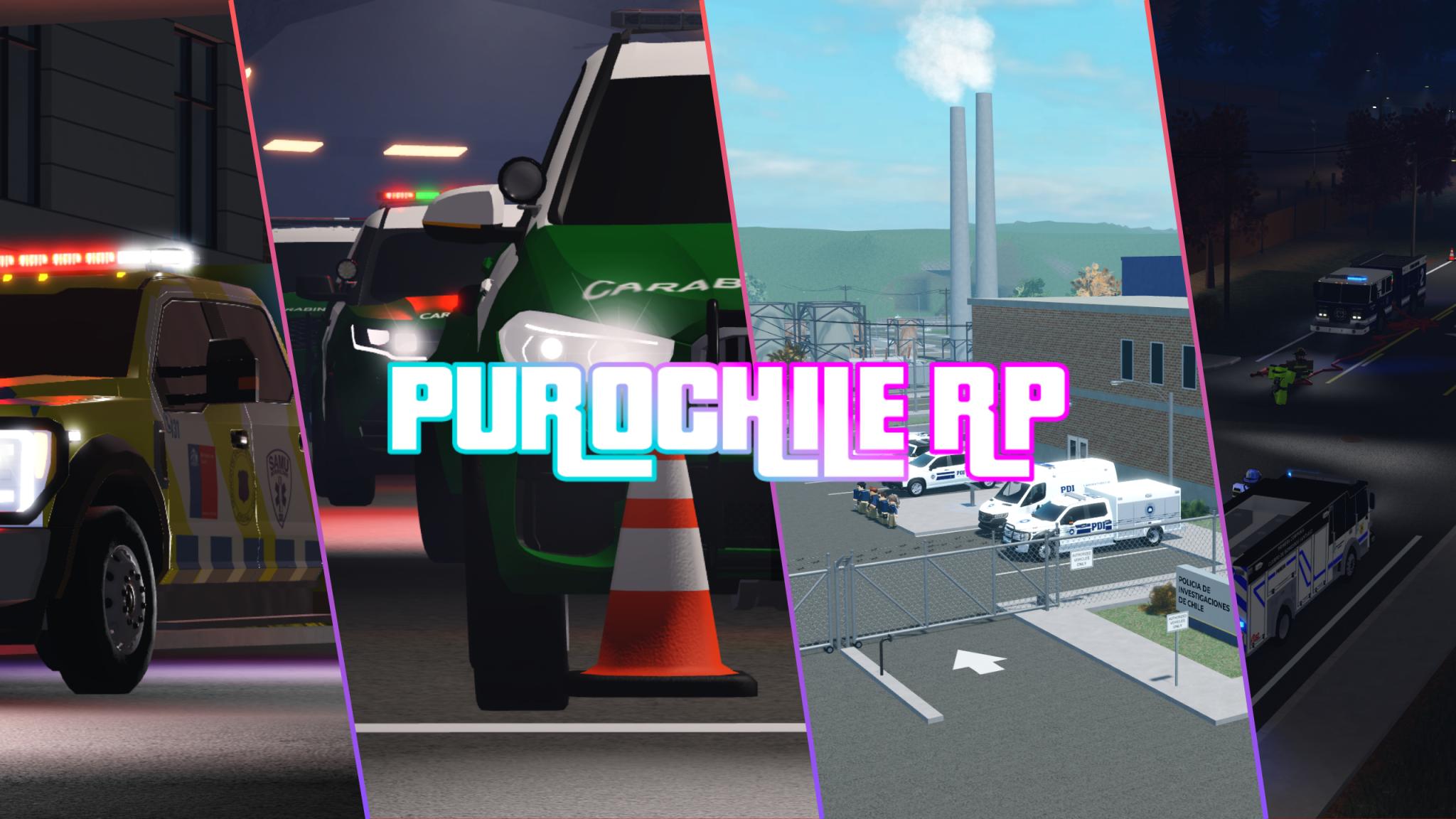 Discovery splash banner for 🇨🇱 || PuroChile RP ® || Realista ER:LC Discord server