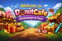 Discovery splash banner for [1B RN] Donut Cafe | Giveaways & More! Discord server
