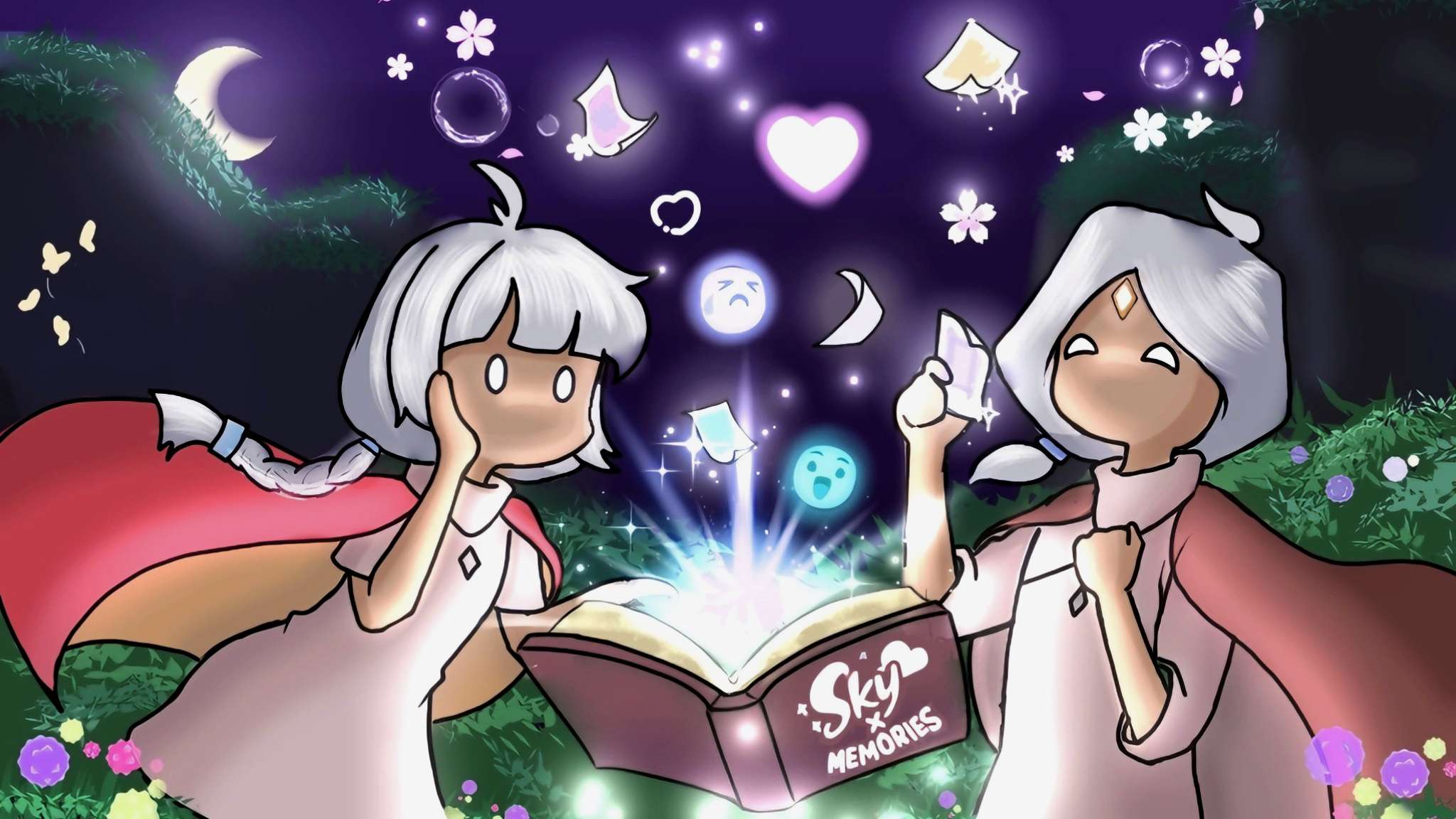 Discovery splash banner for Sky x Memories Discord server