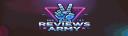 Discovery splash banner for Review`s Army Discord server
