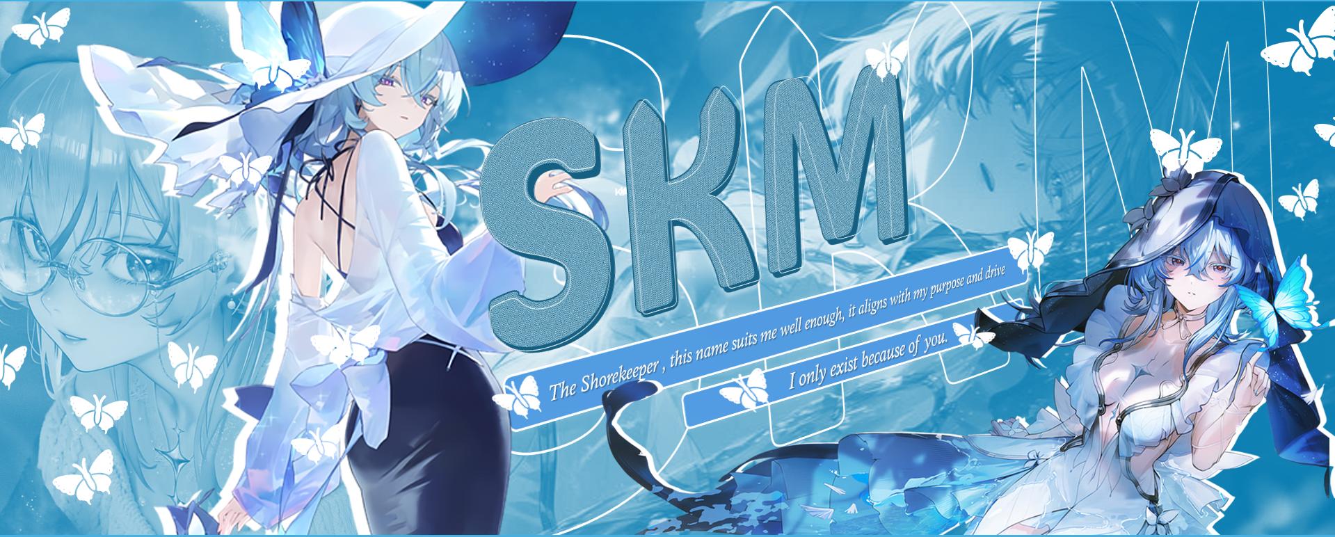 Discovery splash banner for Shorekeeper Mains ✦ Second Instance Discord server