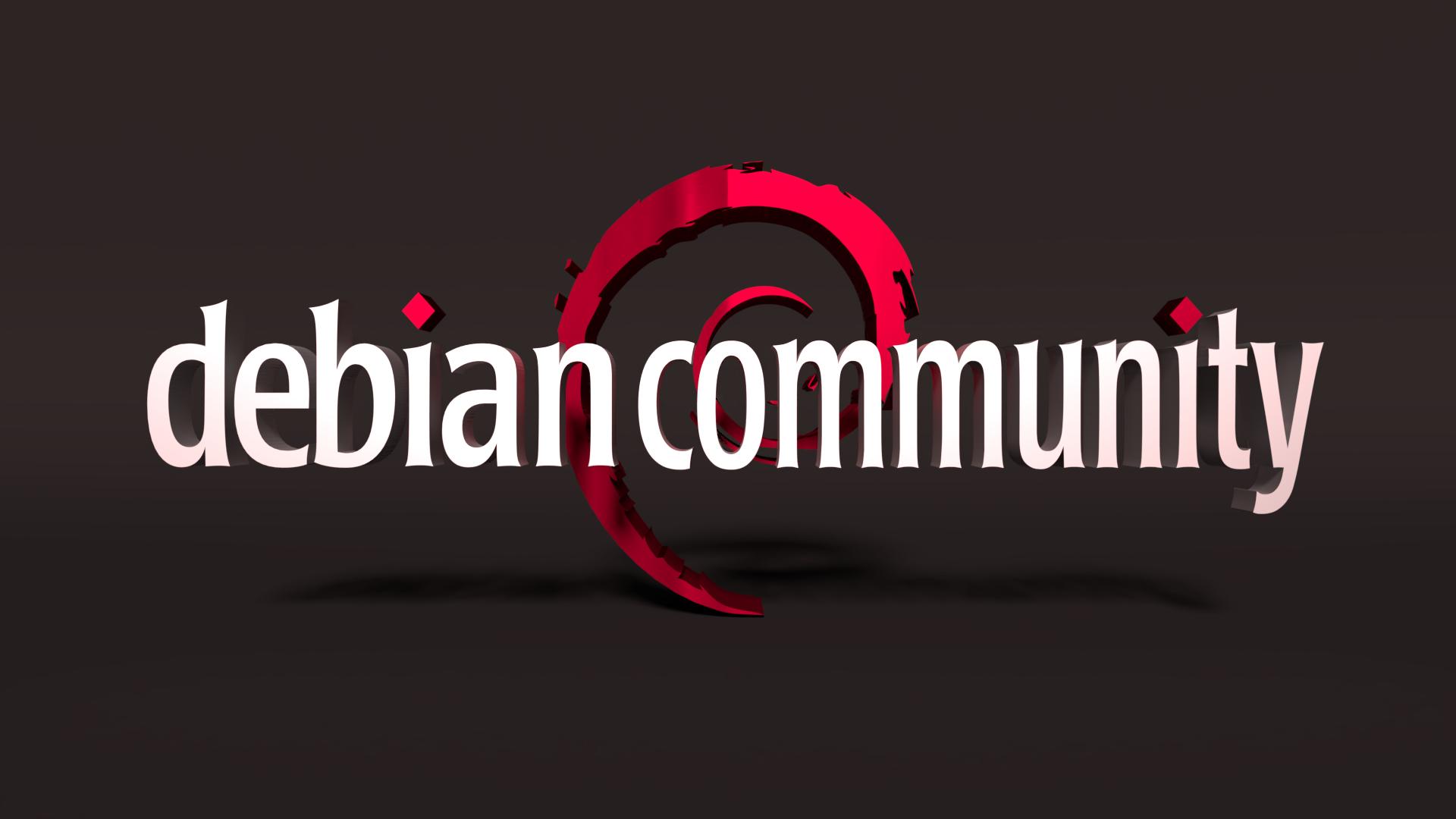 Discovery splash banner for Debian Community Discord server