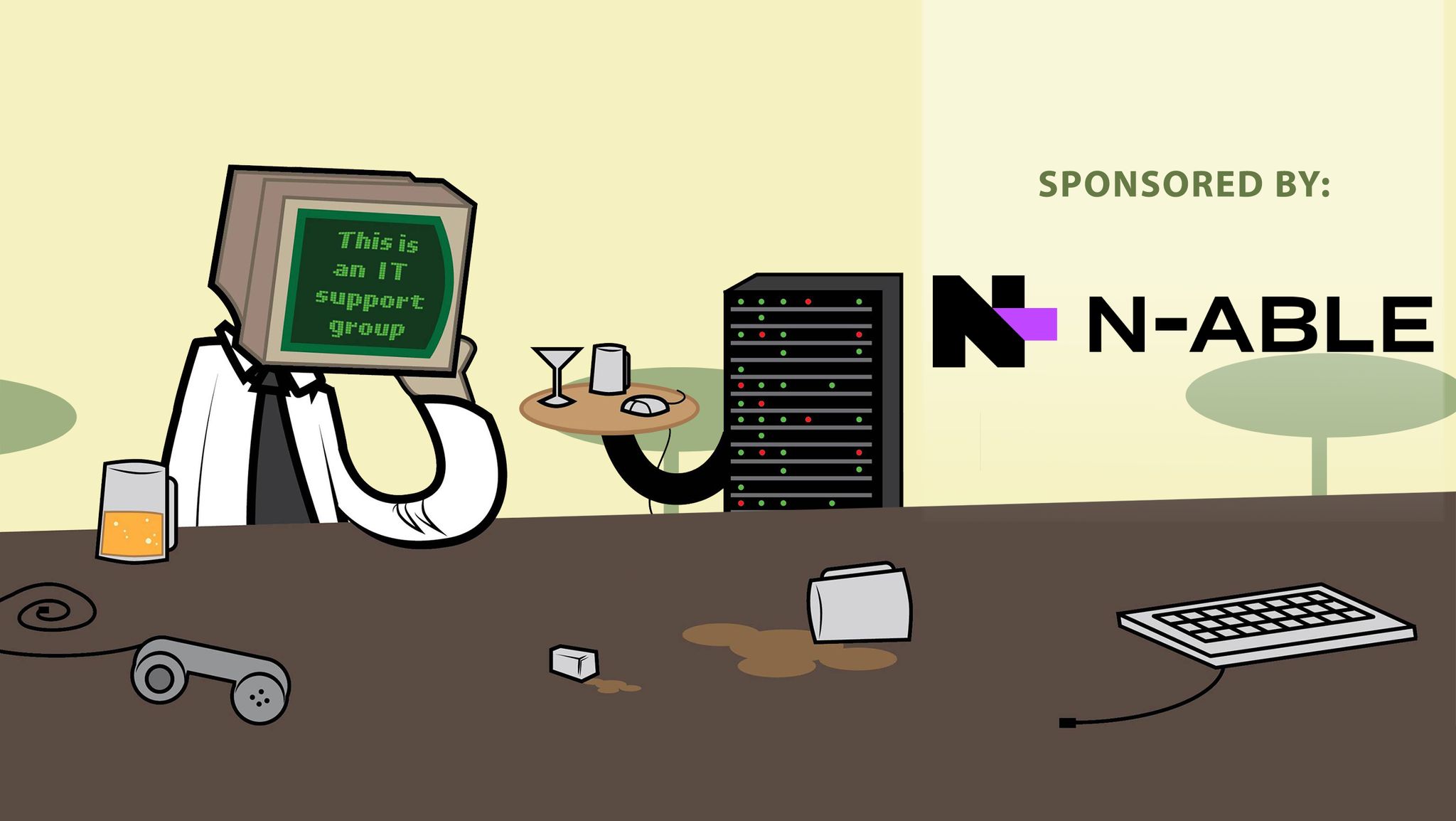Discovery splash banner for This is an IT Support Group Discord server
