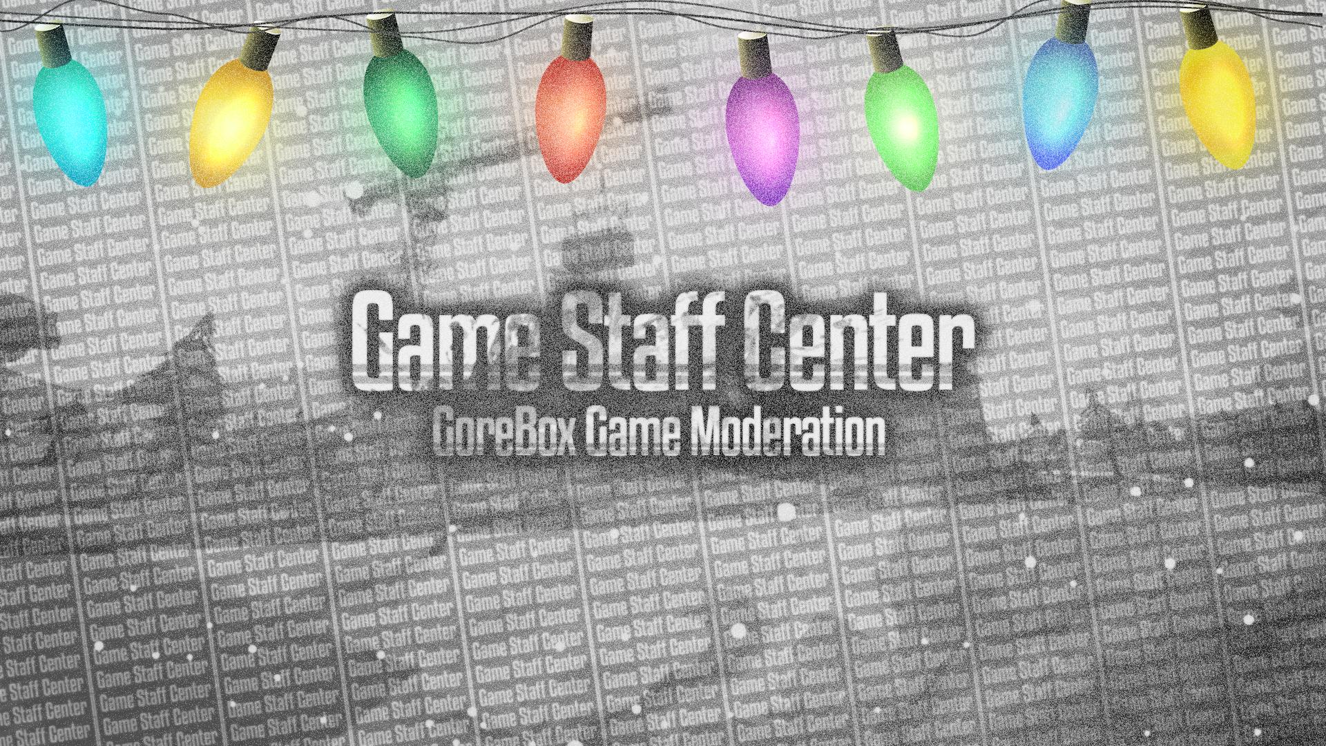 Discovery splash banner for GoreBox | Game Staff Center Server Discord server