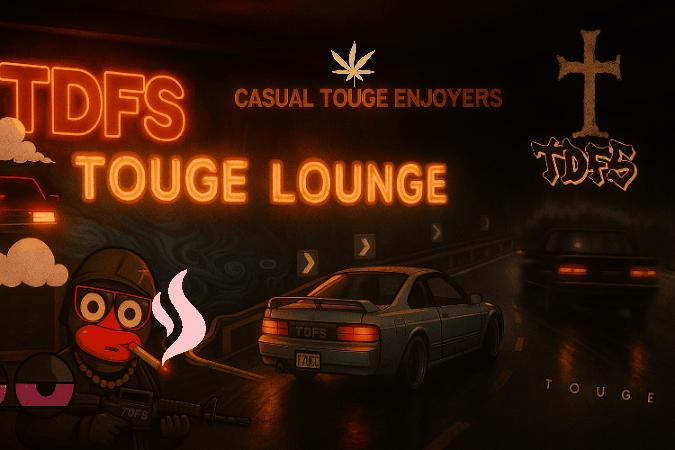 Discovery splash banner for TDFS - Touge HUB (+18) Discord server