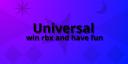 Discovery splash banner for Universal Things Discord server