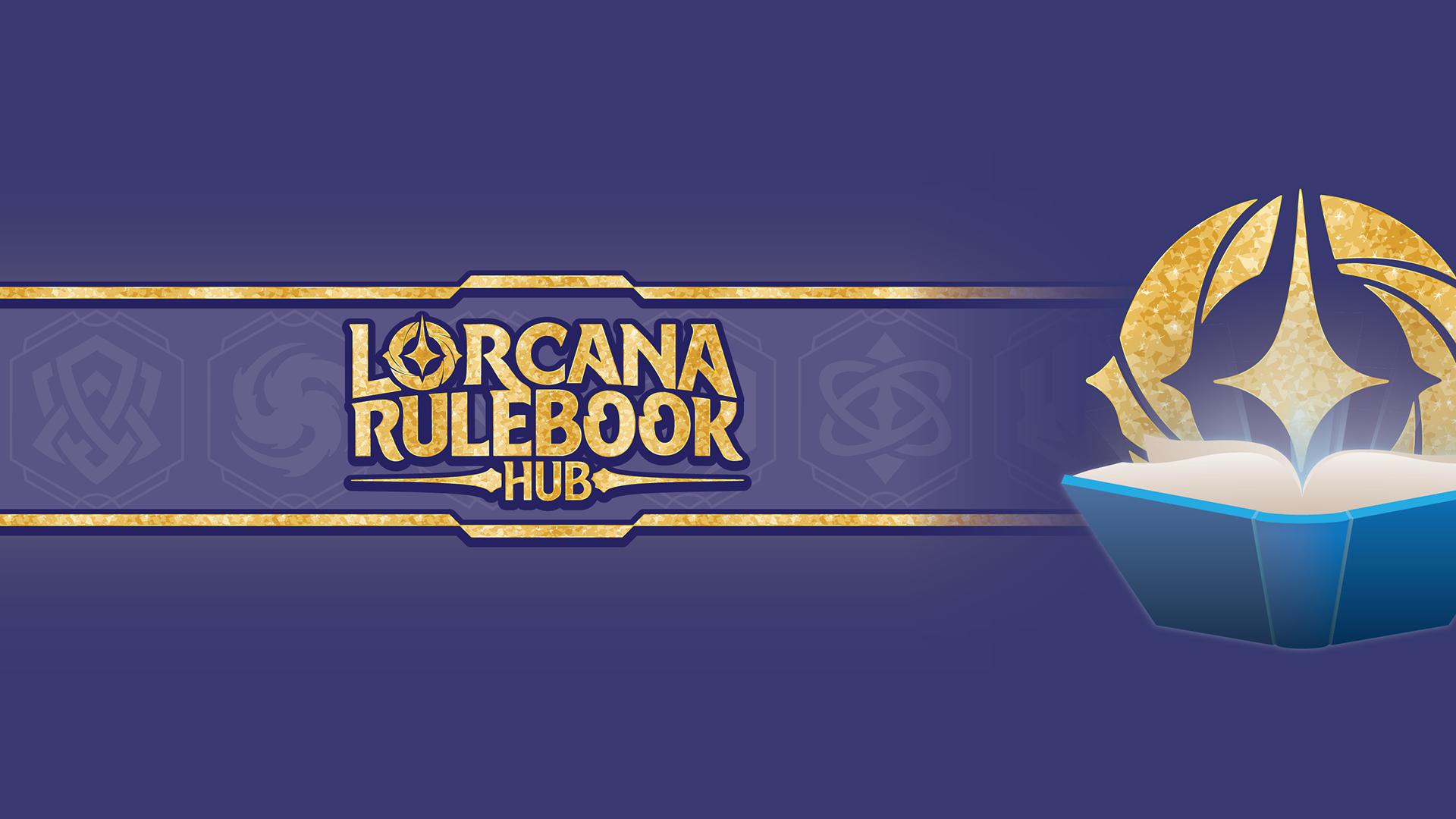 Discovery splash banner for Lorcana Rulebook Hub Discord server