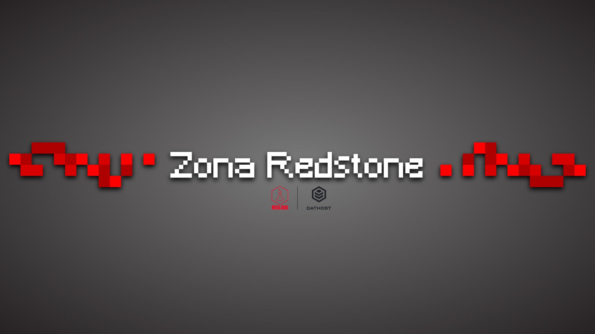 Discovery splash banner for Zona Redstone Discord server