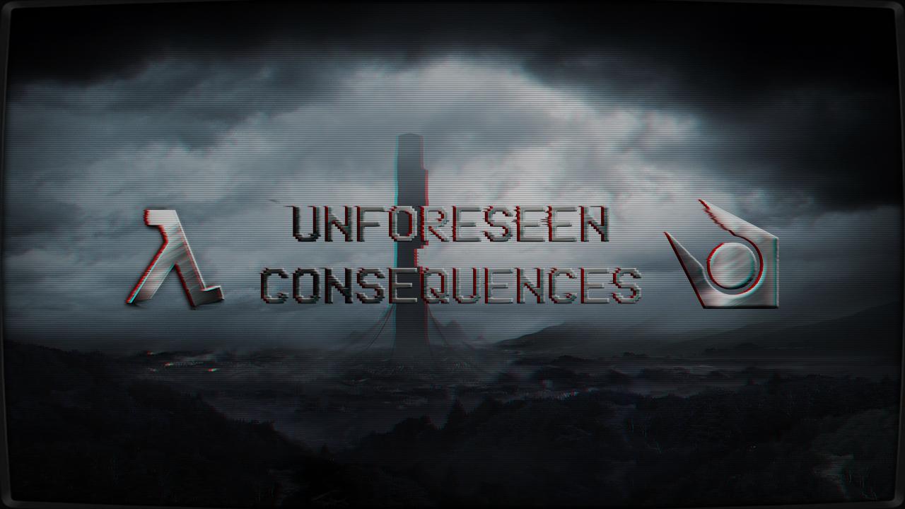 Discovery splash banner for Unforeseen Consequences Discord server