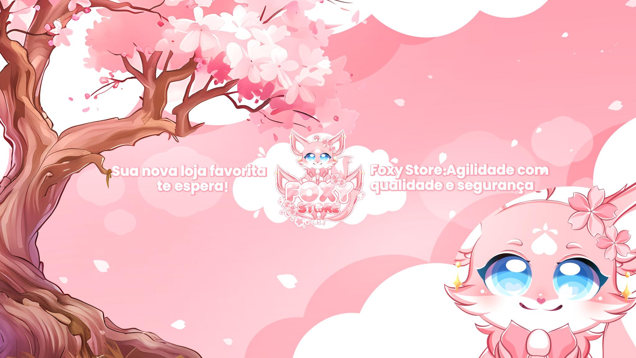 Discovery splash banner for Foxy Store Discord server