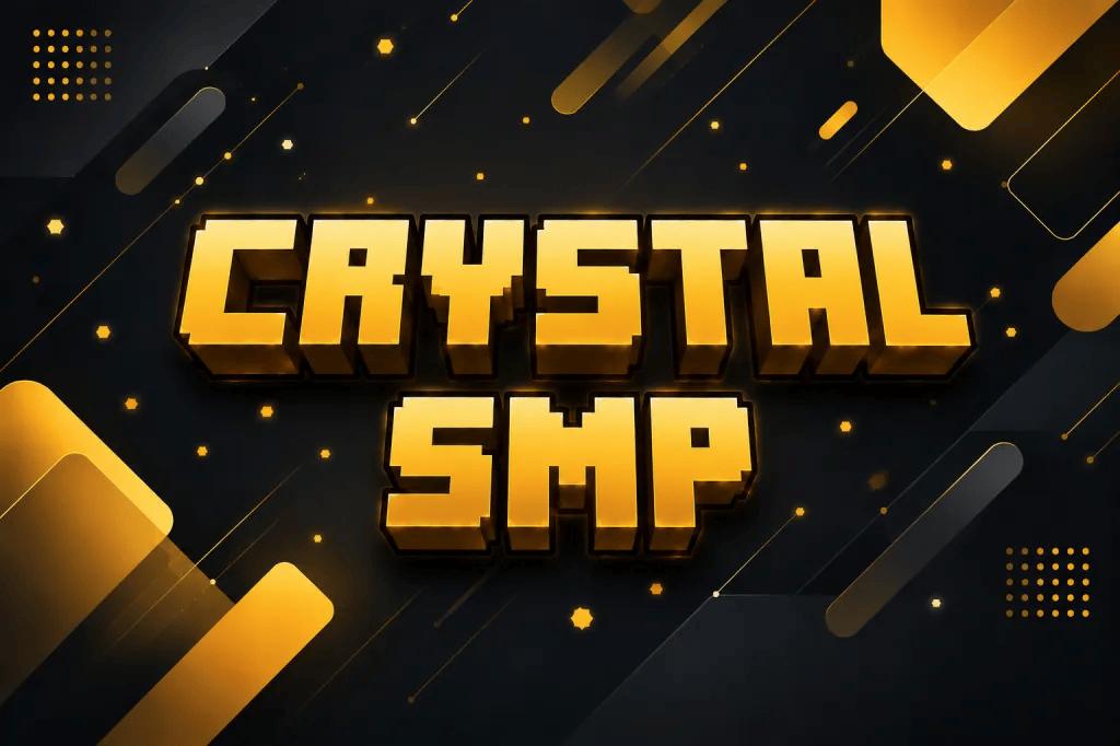 Discovery splash banner for Crystal SMP Discord server