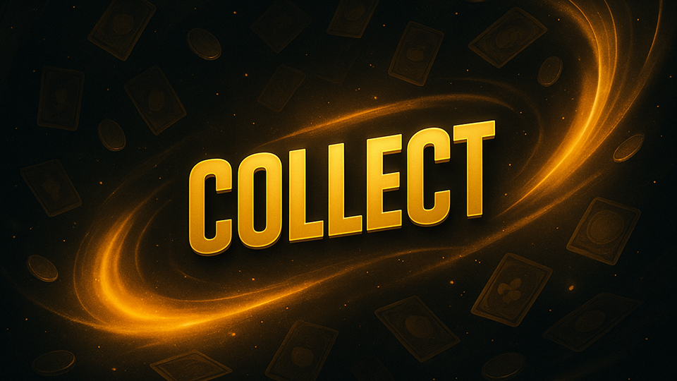 Discovery splash banner for COLLECT • Trading Cards & Collectables Discord server