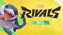 Discovery splash banner for Marvel Rivals Brasil Discord server