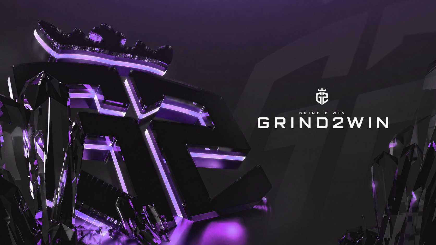 Discovery splash banner for Grind2Win Discord server