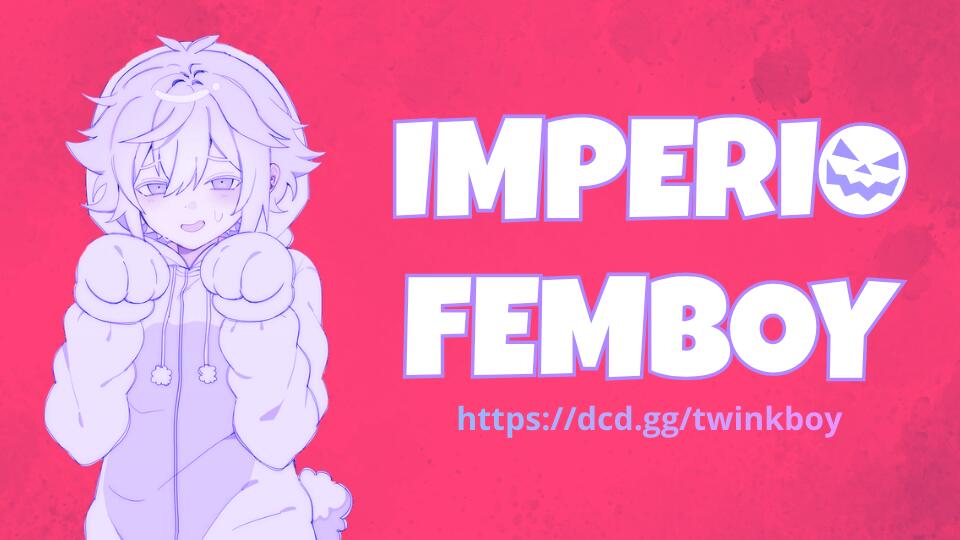 Discovery splash banner for IMPERIO FEMBOY 🎃🕷‼ Discord server