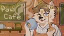 Discovery splash banner for Paw Café 〘Furry〙 Discord server